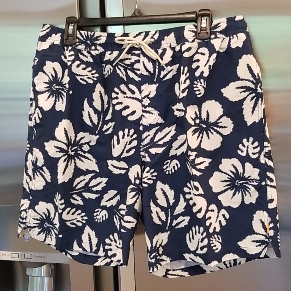 💕QUIKSILVER💕 Waterman Hawaii Print Board Shorts Swim Trunks Floral XL NWT